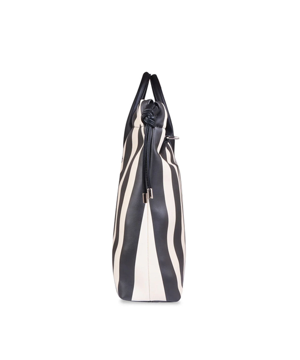 Hamster London Urban Eden Ella Tote Bag Black/White