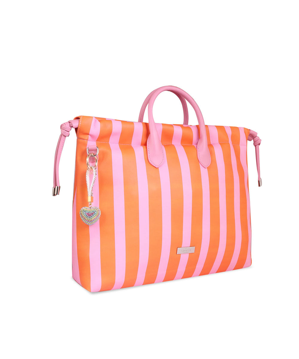 Hamster London Urban Eden Ella Tote Bag Orange/Pink