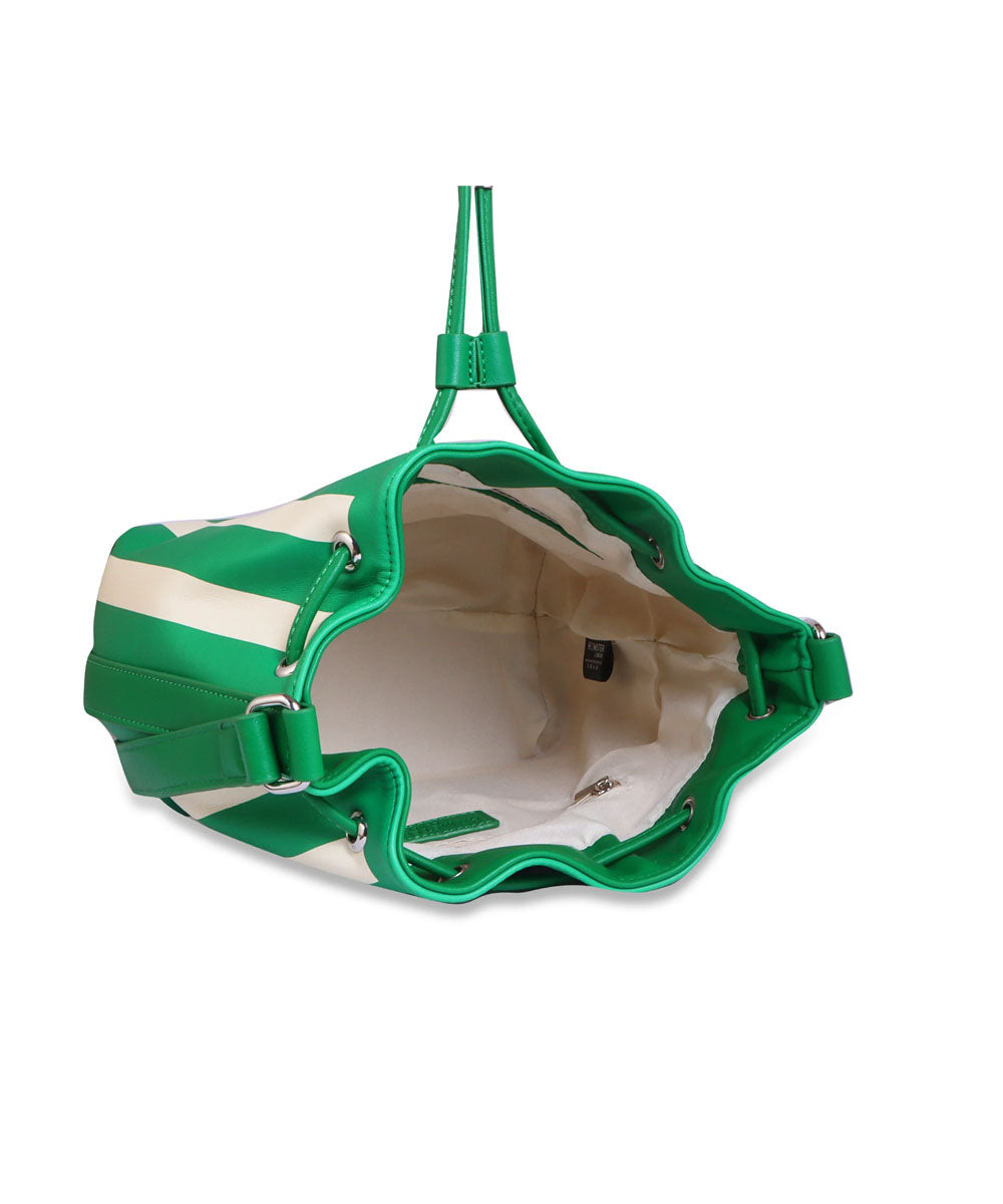 Hamster London Urban Eden Shoulder Bag Green/White