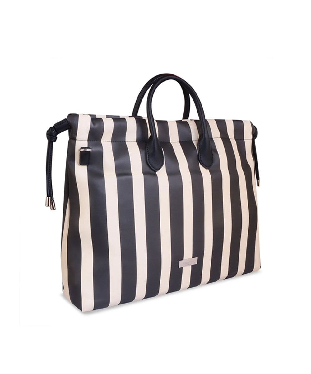 Hamster London Urban Eden Ella Tote Bag Black/White