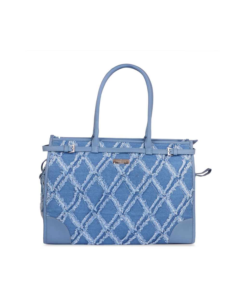 Hamster London Urban Eden Ivy Tote Bag Blue