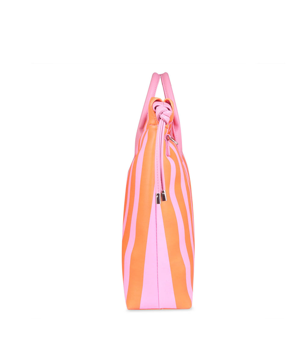 Hamster London Urban Eden Ella Tote Bag Orange/Pink