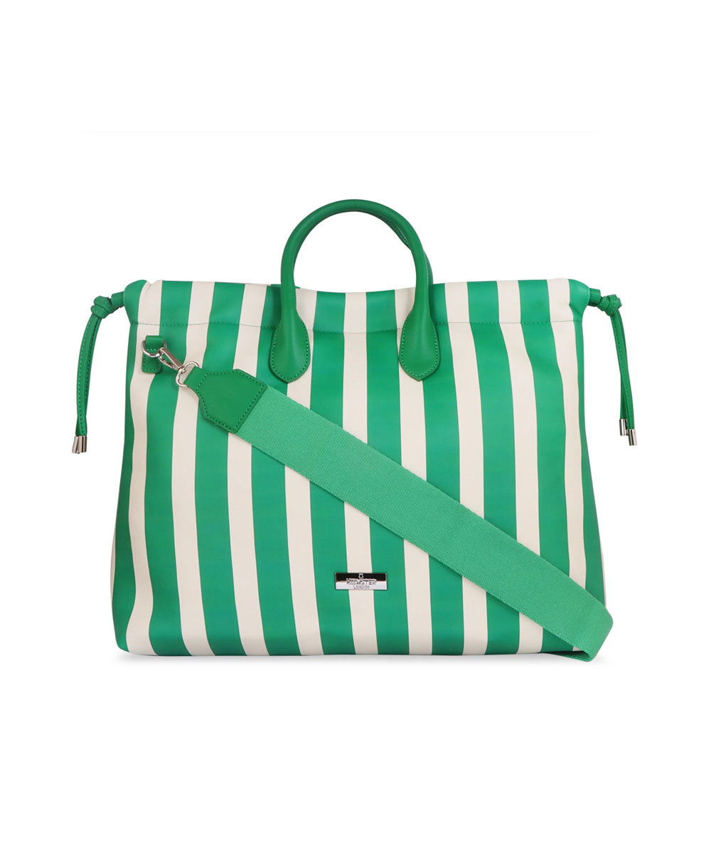 Hamster London Urban Eden Ella Tote Bag Green/White