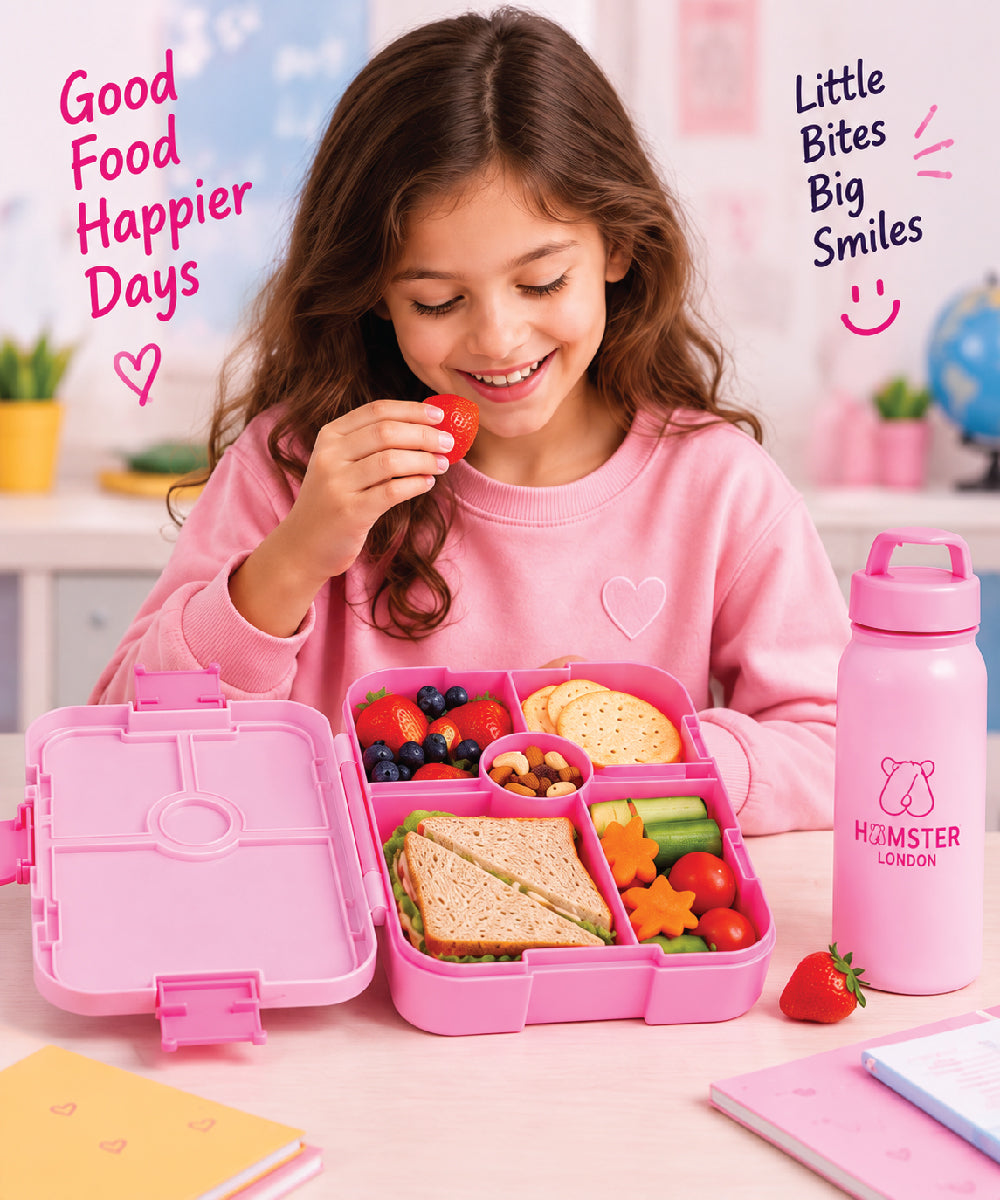 Hamster London Ted H Classic Pink Bento box