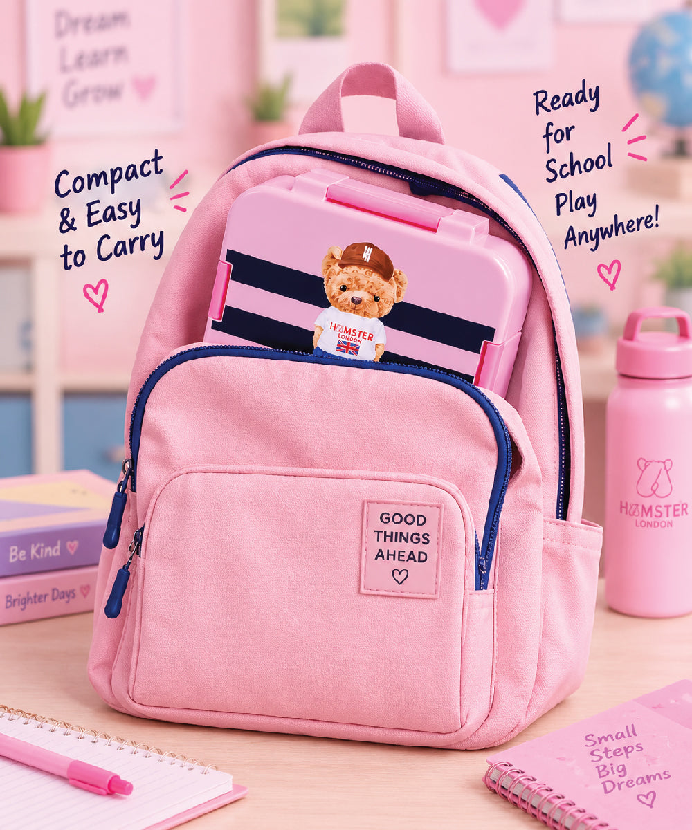 Hamster London Ted H Classic Pink Bento box