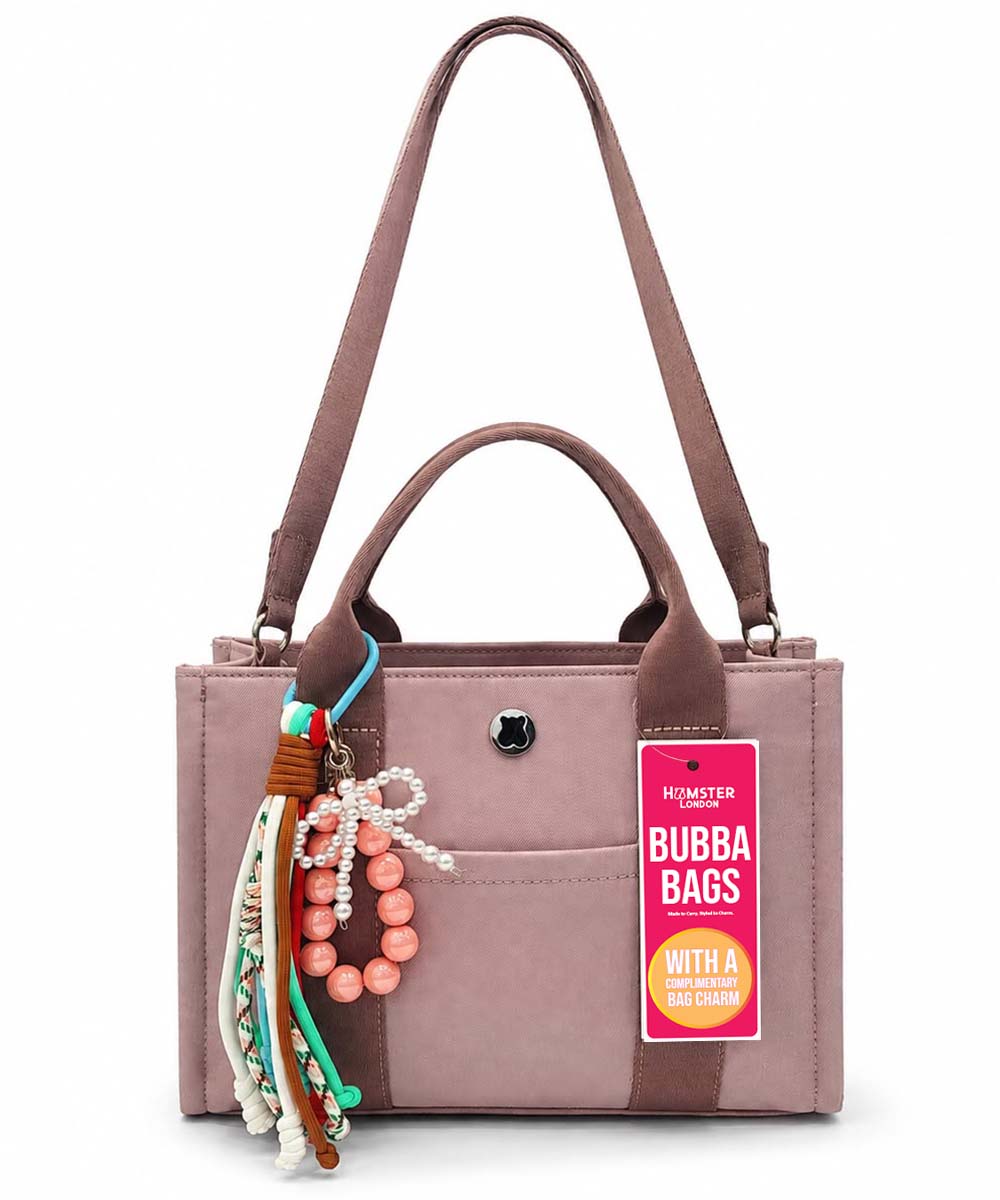 Hamster London Bubba City Handbag Blush Pink