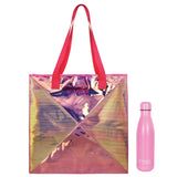 Hamster London Gift Hamper Classic Tote Bag Pink with Bottle