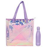 Hamster London Gift Hamper Classic Tote Bag Purple With Bottle