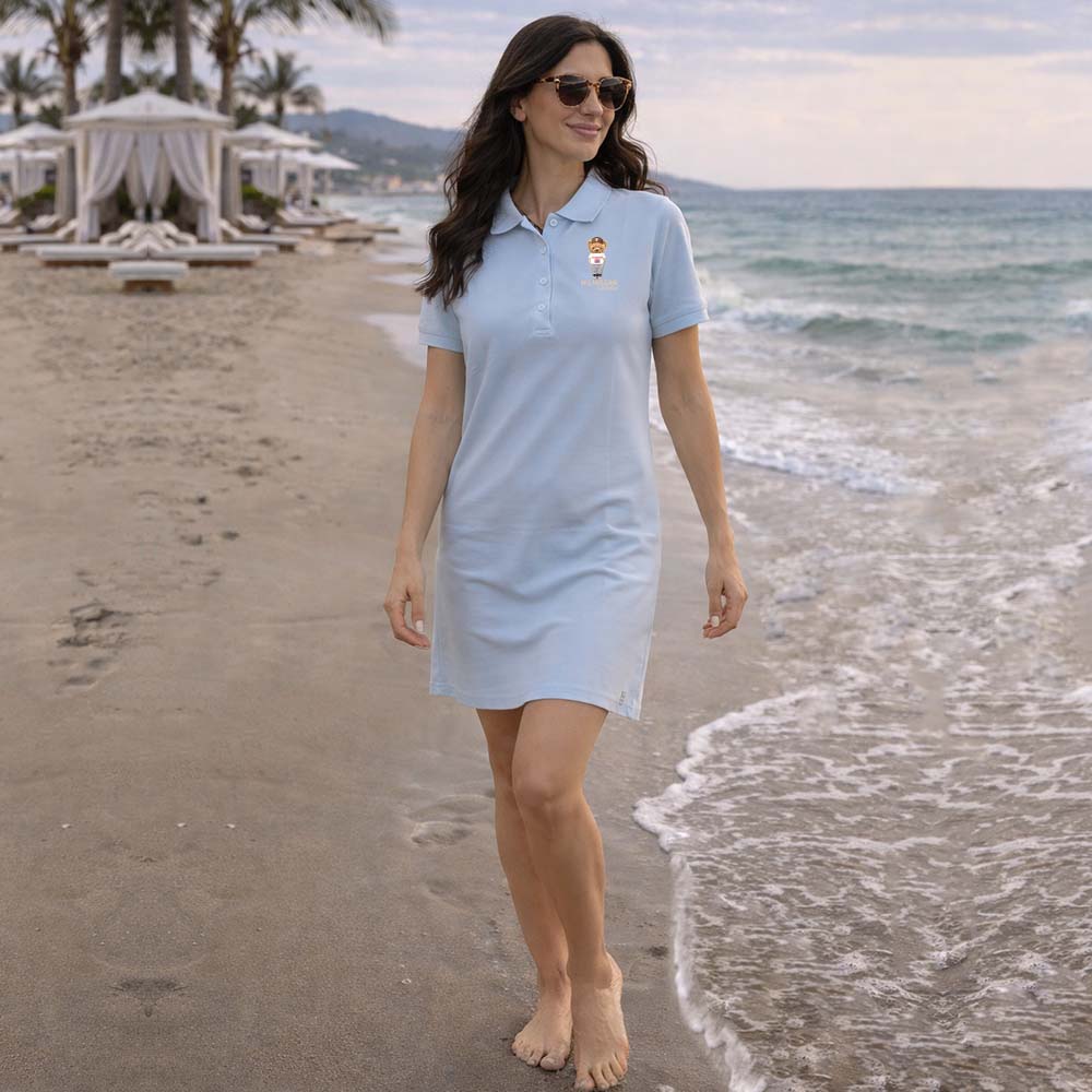 Hamster London Ted H Claira Shirt Dress Blue