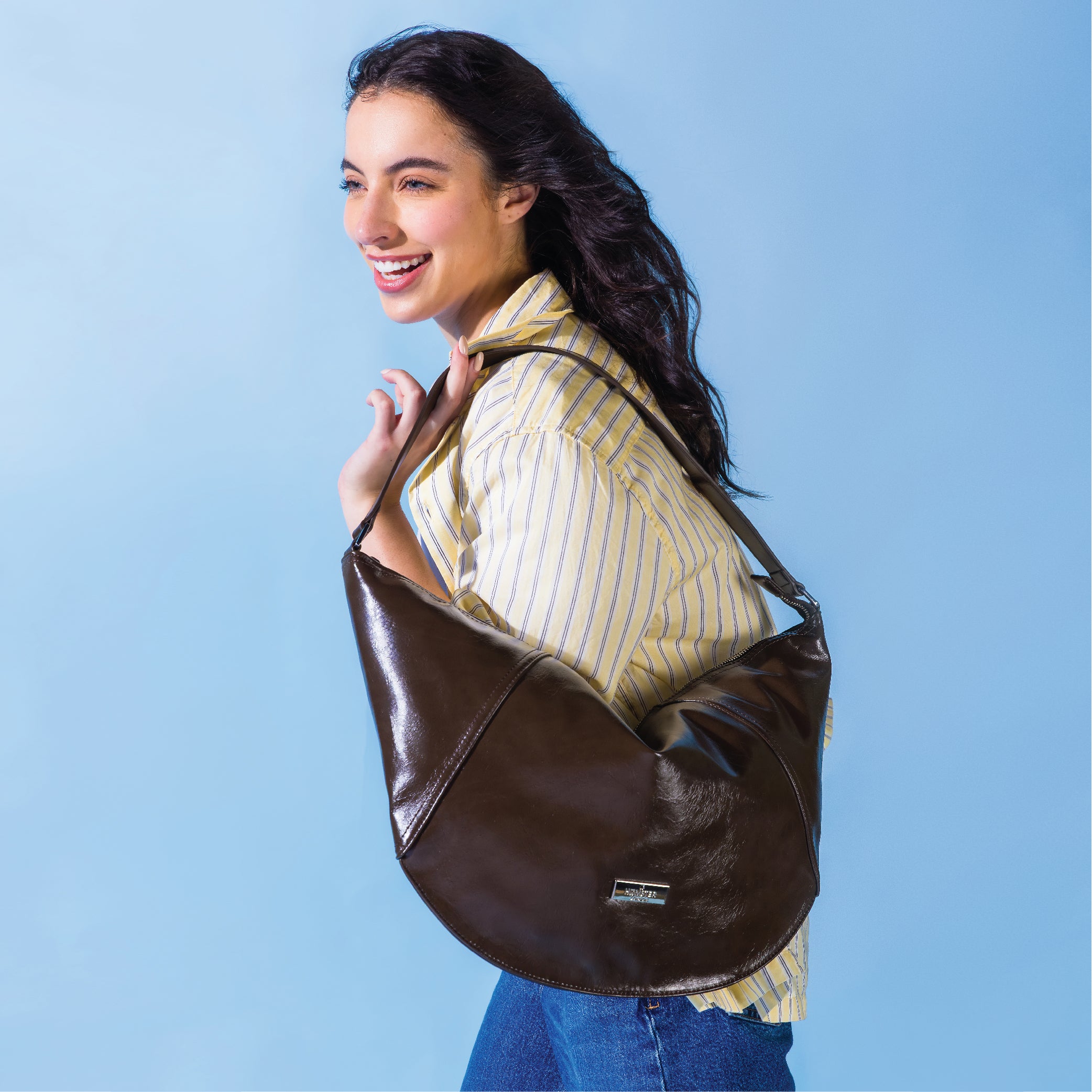 Hamster London Urban Eden Willow Tote Bag Brown