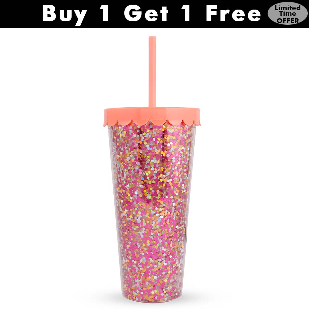 Hamster London Glitter Bomb Sipper Orange