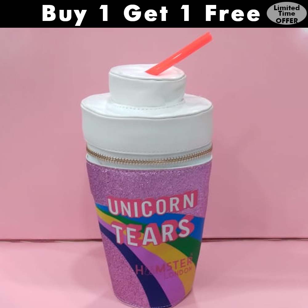 Hamster London Funk Unicorn Tears Pink Sling Bag
