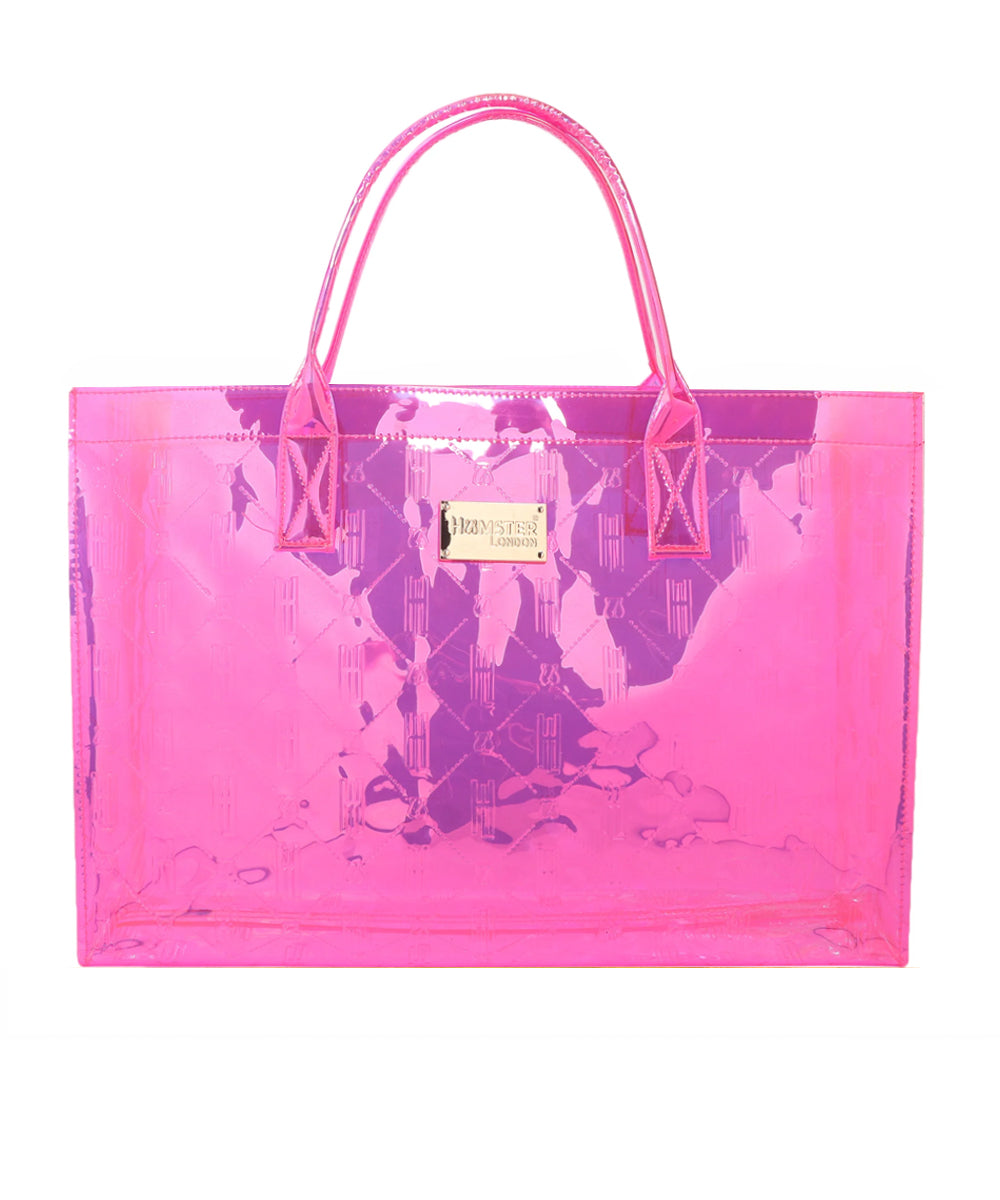 Hamster London Raver Tote Bag Pink