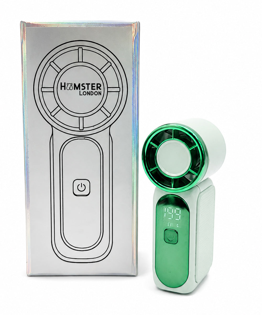 Hamster London AirFlow – High-Speed Mini Fan Mint Green