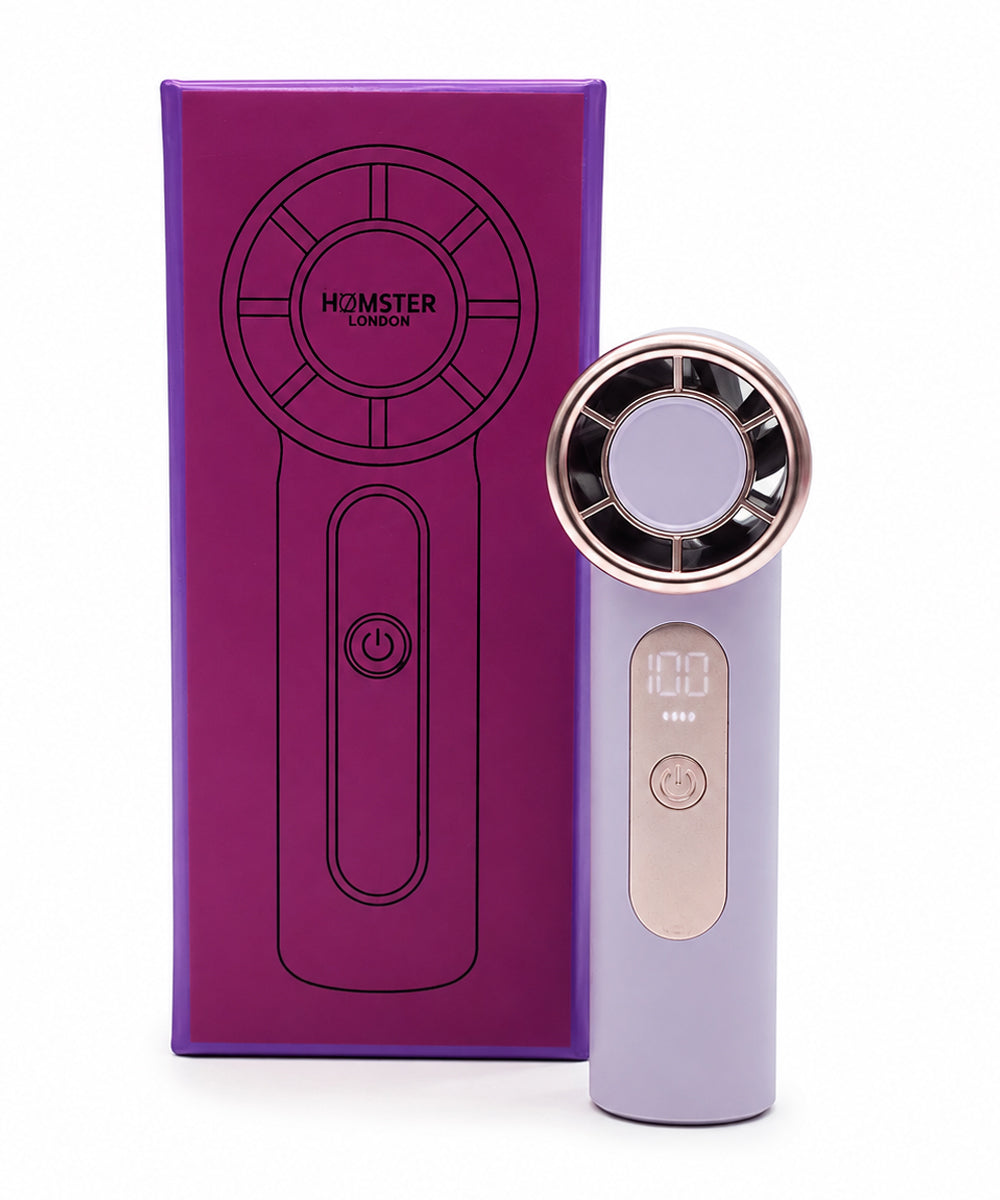 Hamster London AirFlow Pro – Portable Mini Fan Lavender Purple