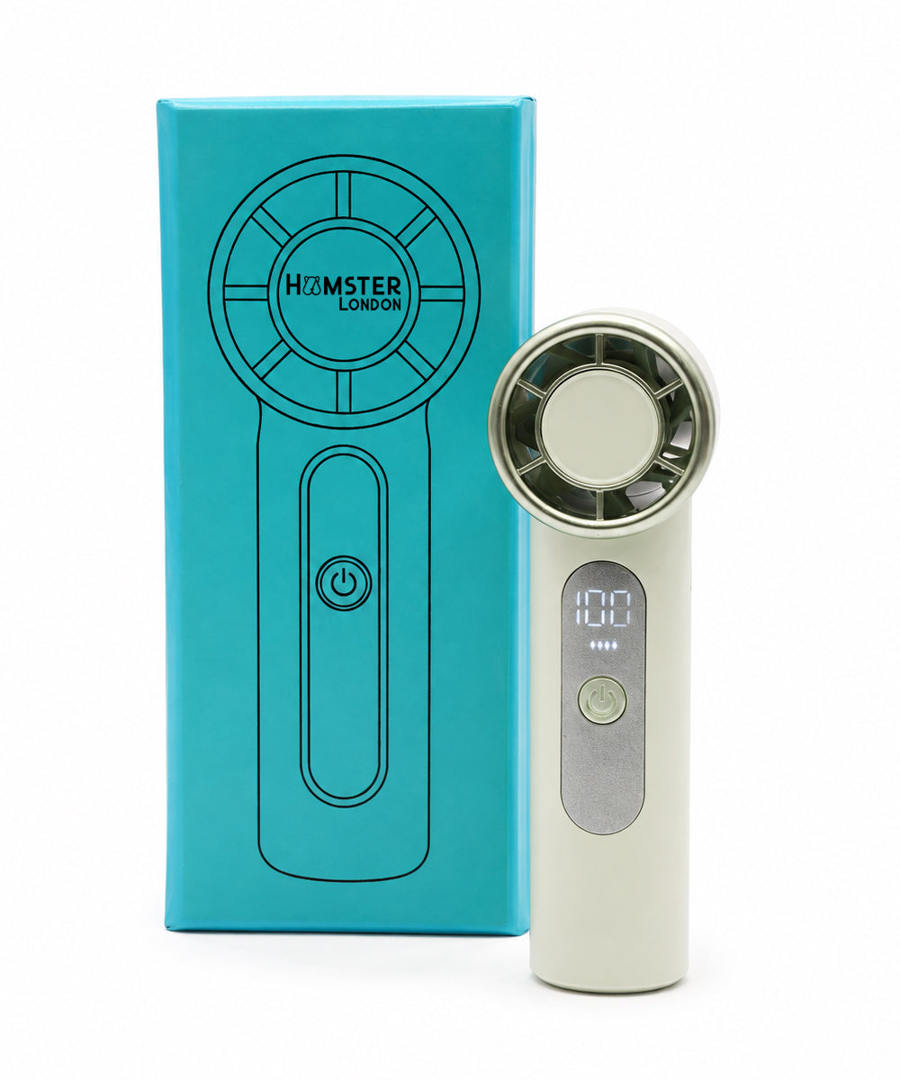 Hamster London AirFlow Pro – Portable Mini Fan Pearl White