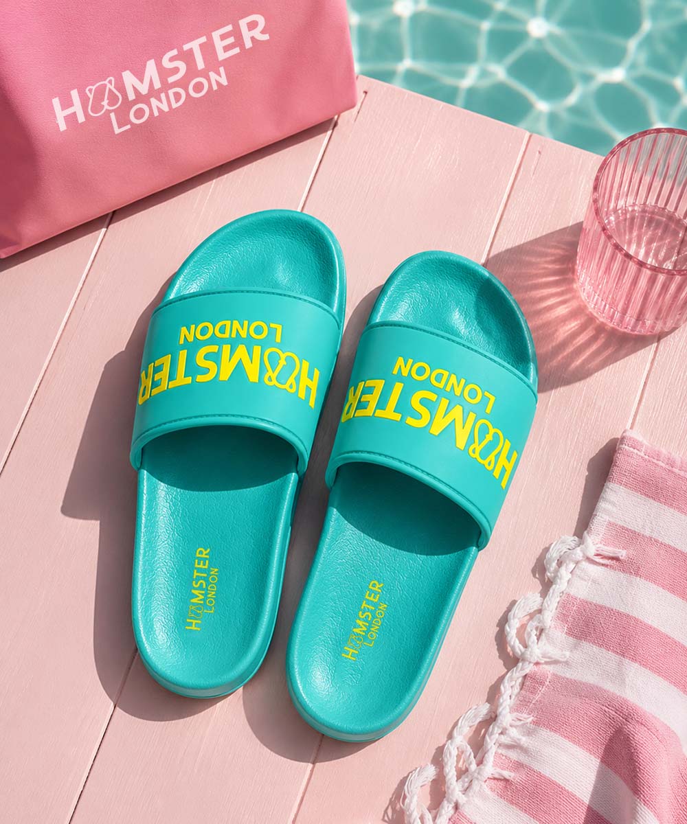 Hamster London La Cote Slides Aqua