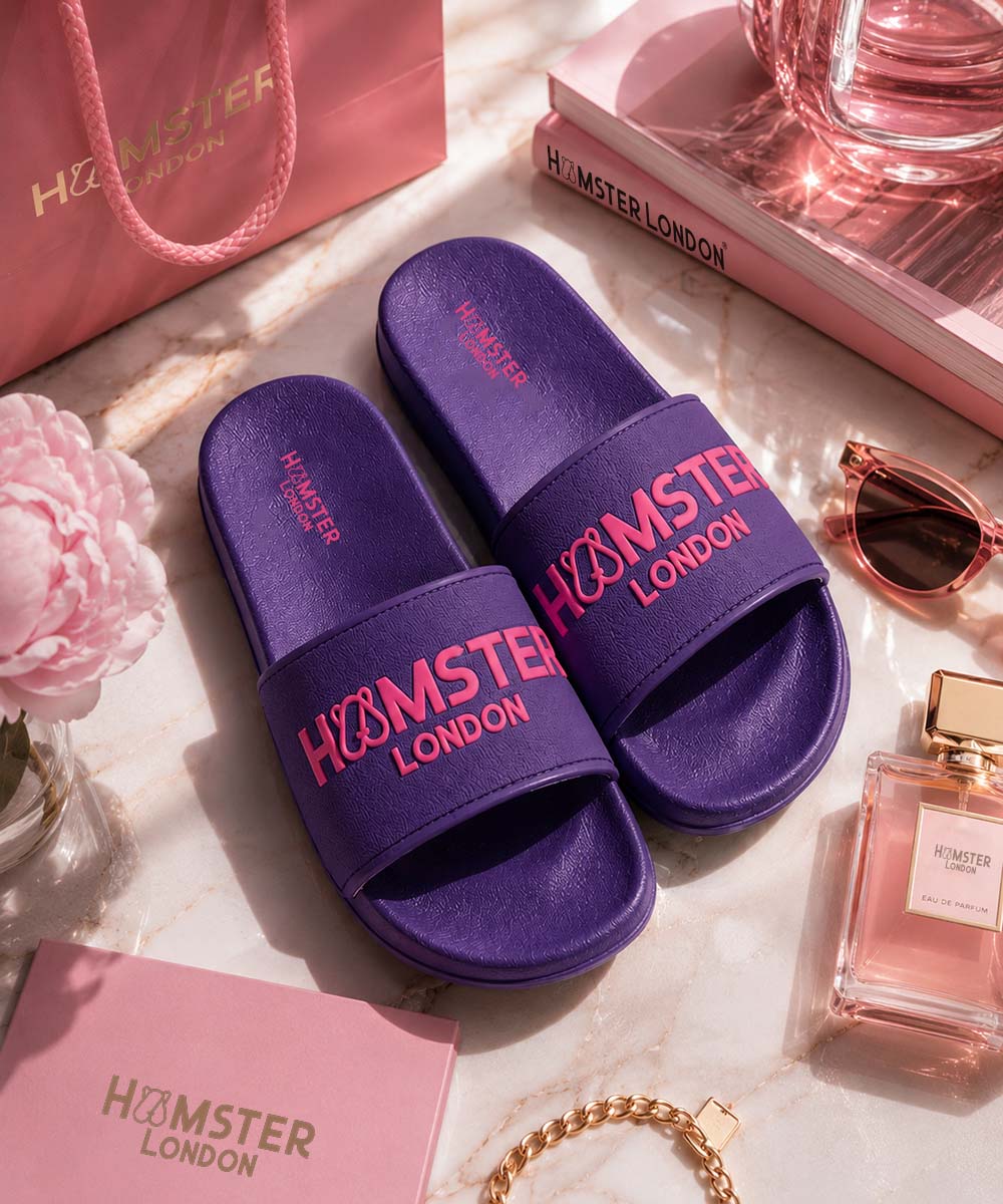 Hamster London La Cote Slides Purple