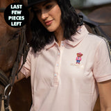 Hamster London Ted H Claira Polo Shirt Pink