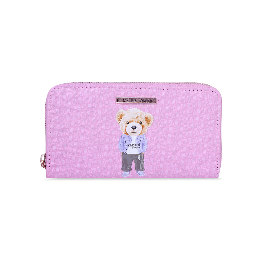 Hamster London Ted H Limited Edition Wallet Light Pink