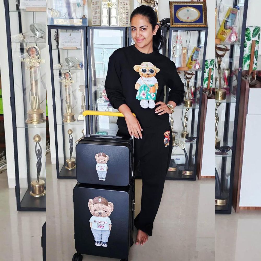 Hamster London Ted H Luggage Combo Black – 20in + 14in