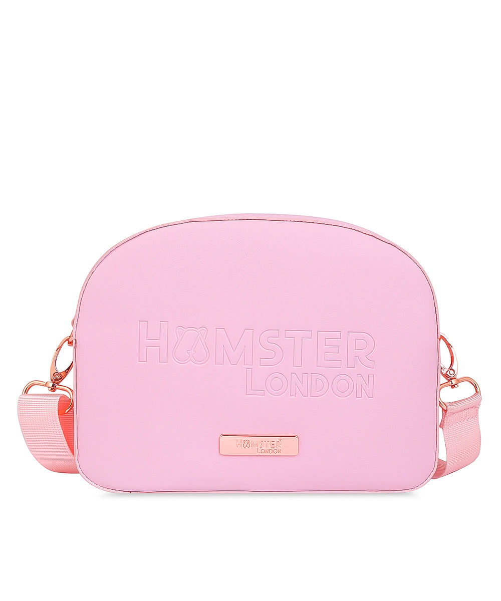 Hamster London Melissa Luna Cross Body Sling Bag Pink
