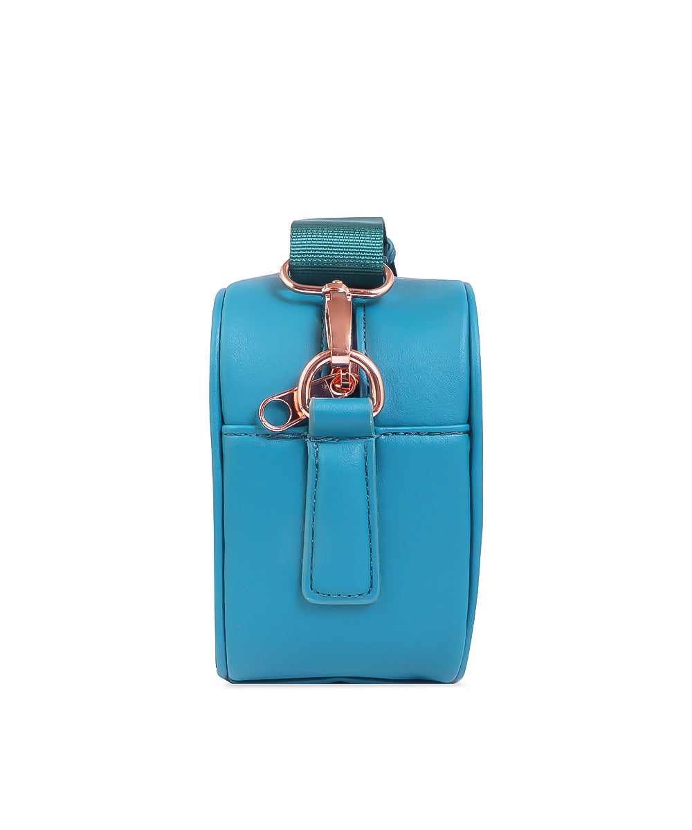 Hamster London Melissa Nova Cross Body Sling Bag Teal