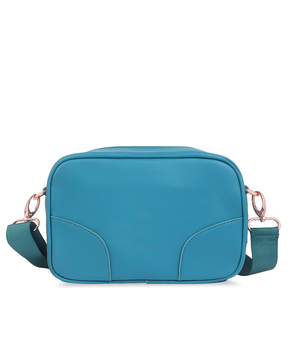Hamster London Melissa Nova Cross Body Sling Bag Teal