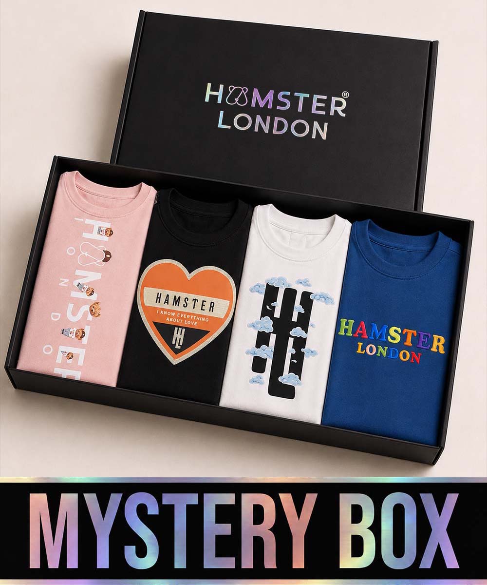 Hamster London Mystery Box – Surprise T-Shirt Pack Black