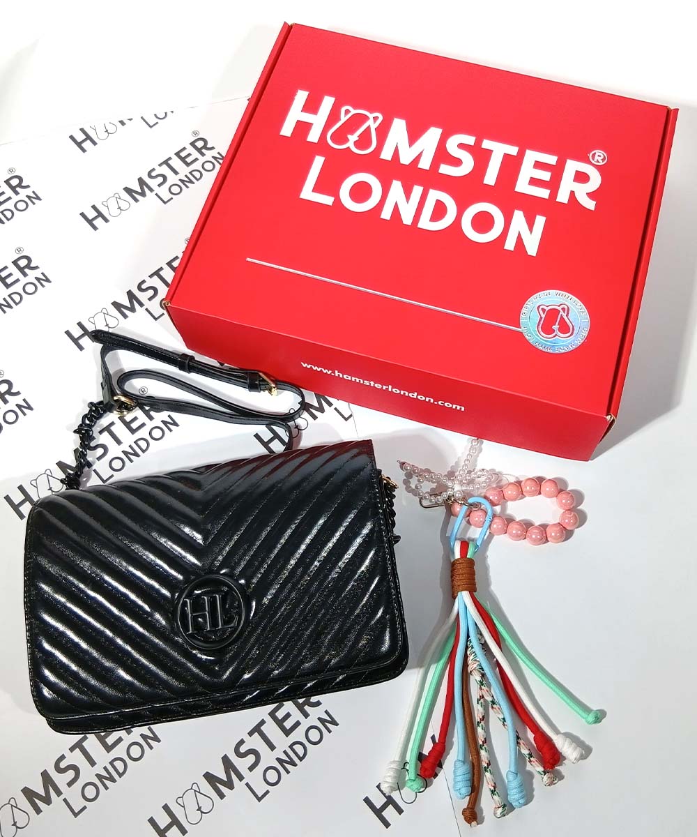 Product Title Hamster London Nights Edit Sling Black Gift Set with Key Charm & Gift Box