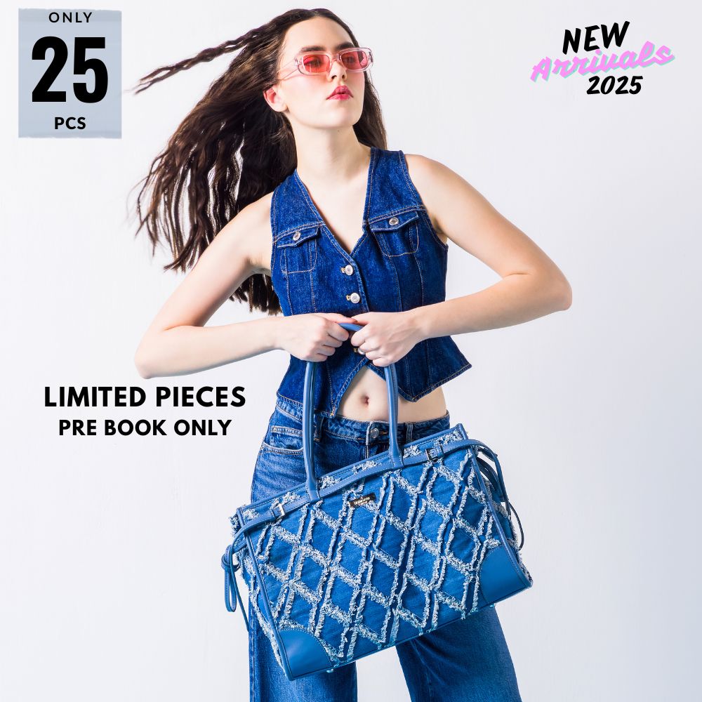 Hamster London Urban Eden Ivy Tote Bag Blue