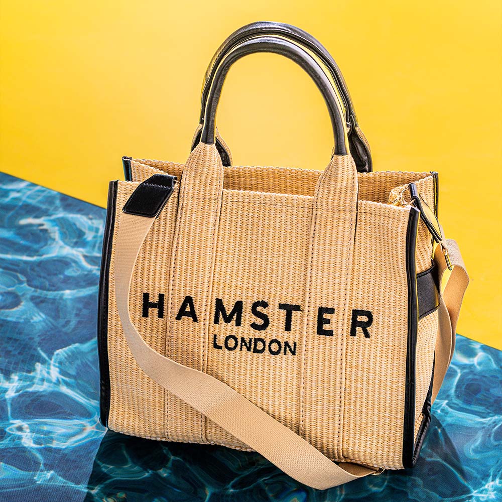 Hamster London Beverley Coastline Tote Bag Black