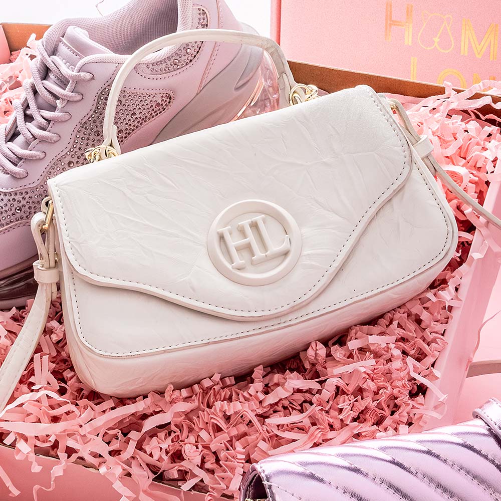 Hamster London Pastel Promise Sling Hand Bag White