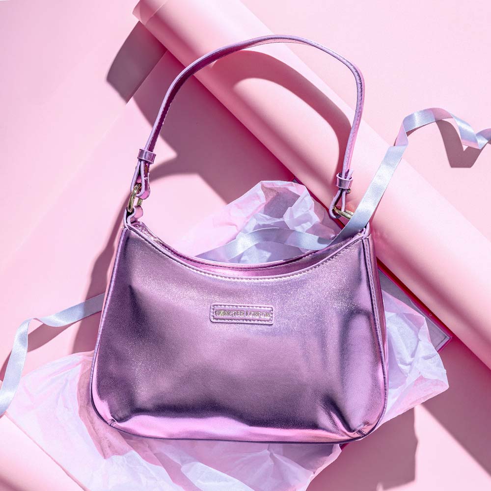 Hamster London Nights Edit Shoulder Bag Pink
