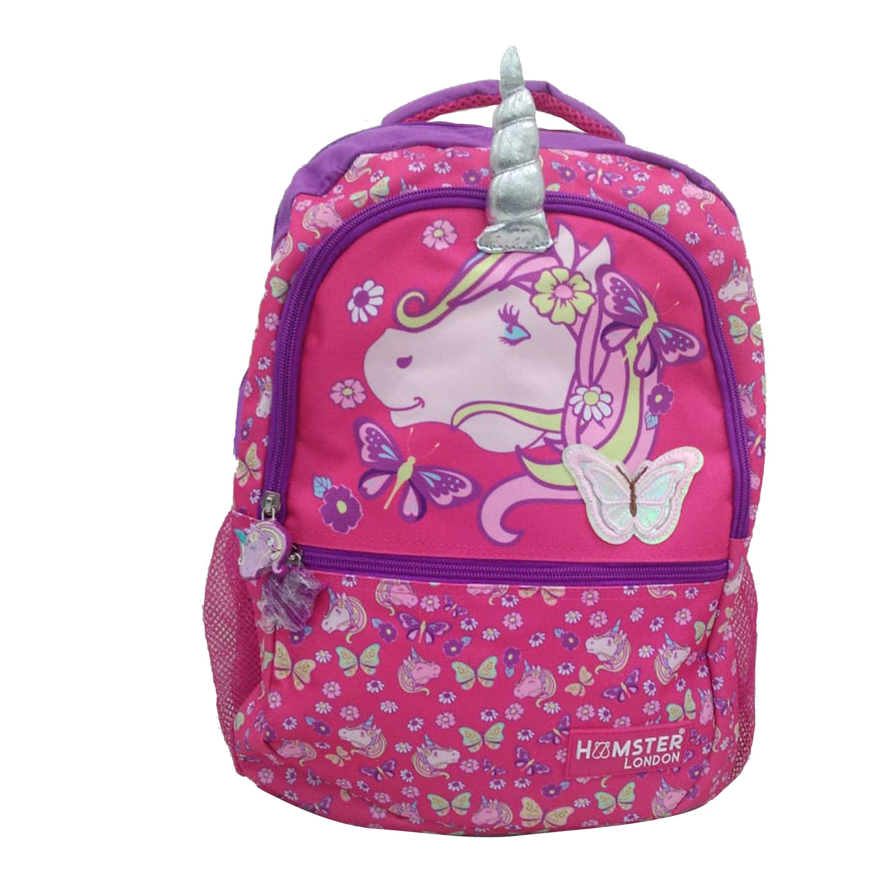 Hamster London Pink Pixy Unicorn Combo ( Backpack + Bottle + Bento Box )