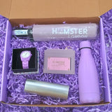 Hamster London Diwali Exclusive Corporate Gift Hamper Purple (Umbrella, Bottle, Watch, Card Holder & Candle)