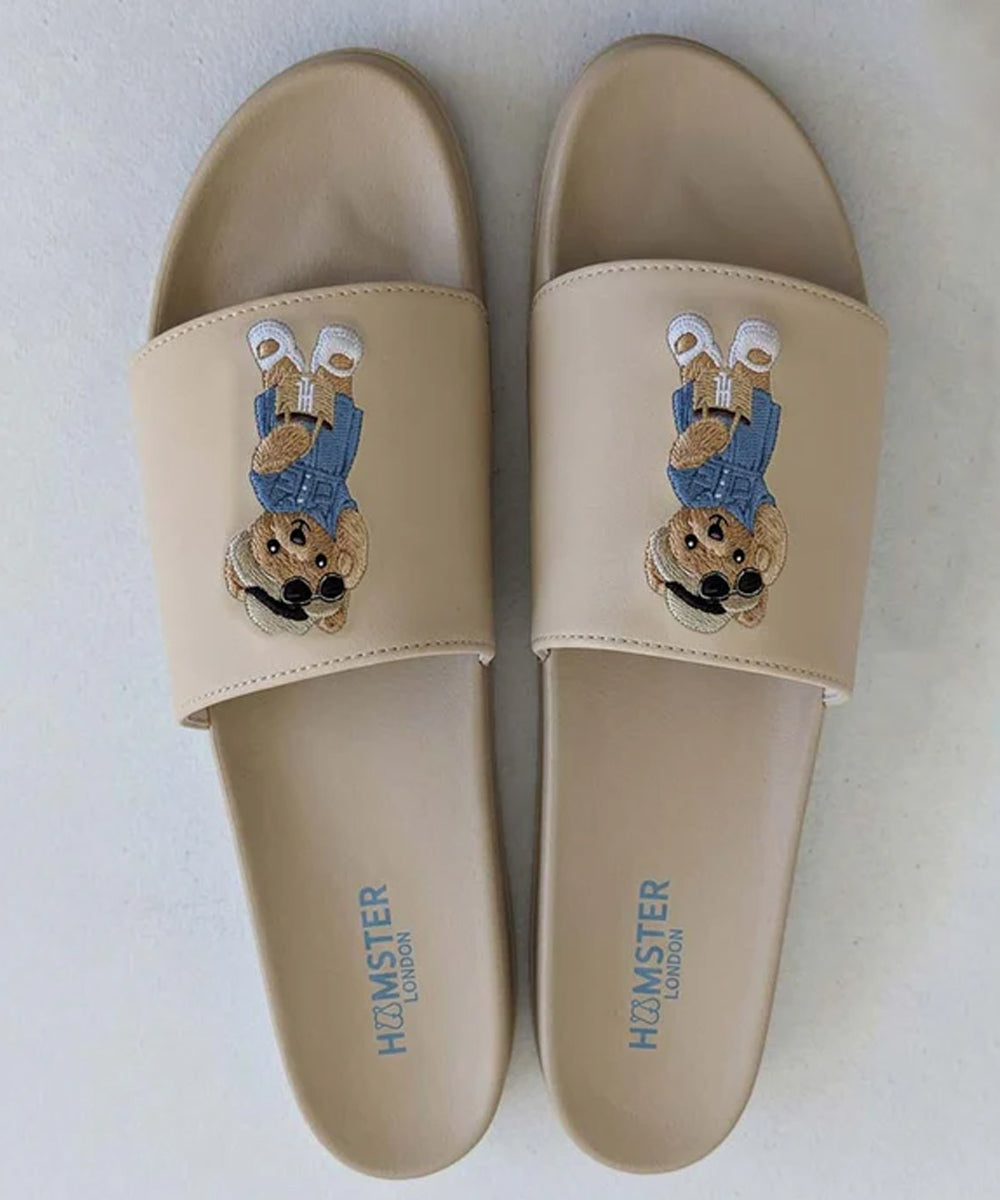 Hamster London Ted H Romeo Slides Beige