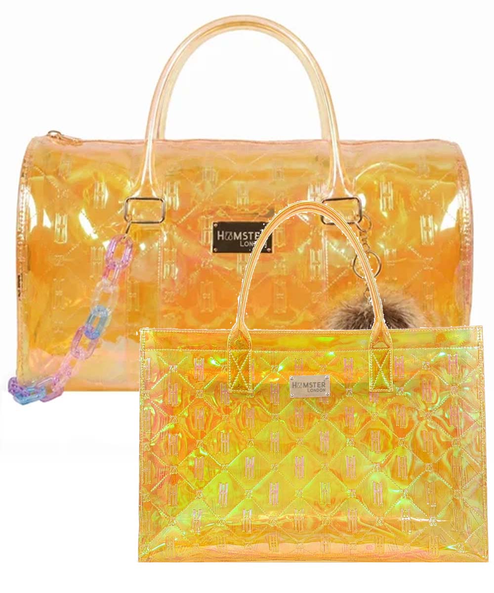 Hamster London Raver Duffle Bag Gold Large