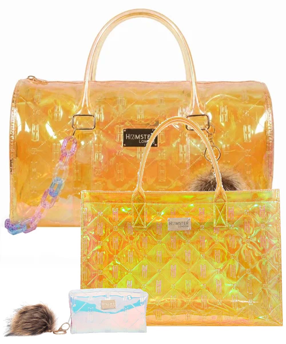 Hamster London Raver Duffle Bag Gold Large