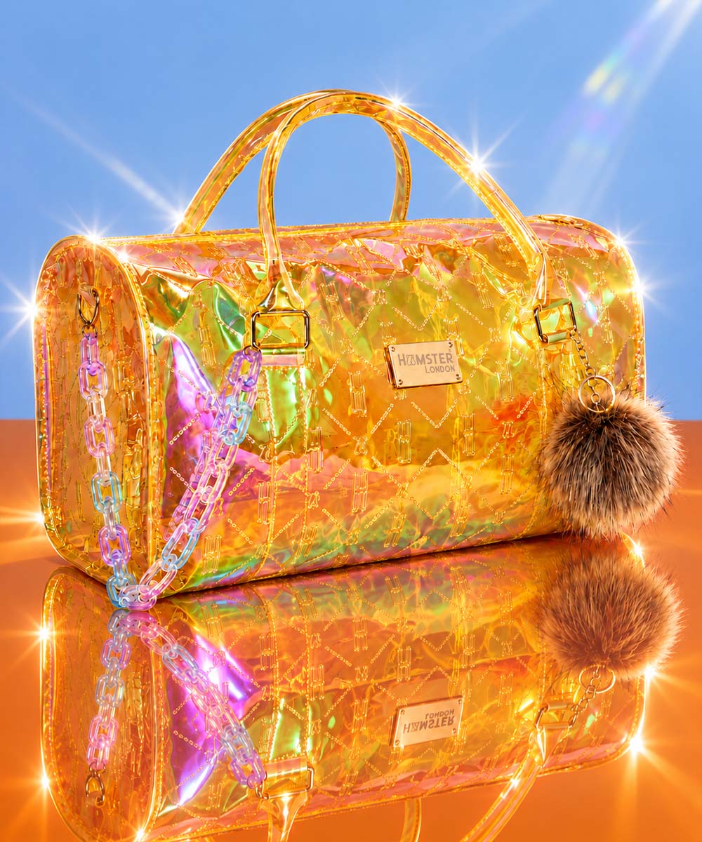 Hamster London Raver Duffle Bag Gold Large