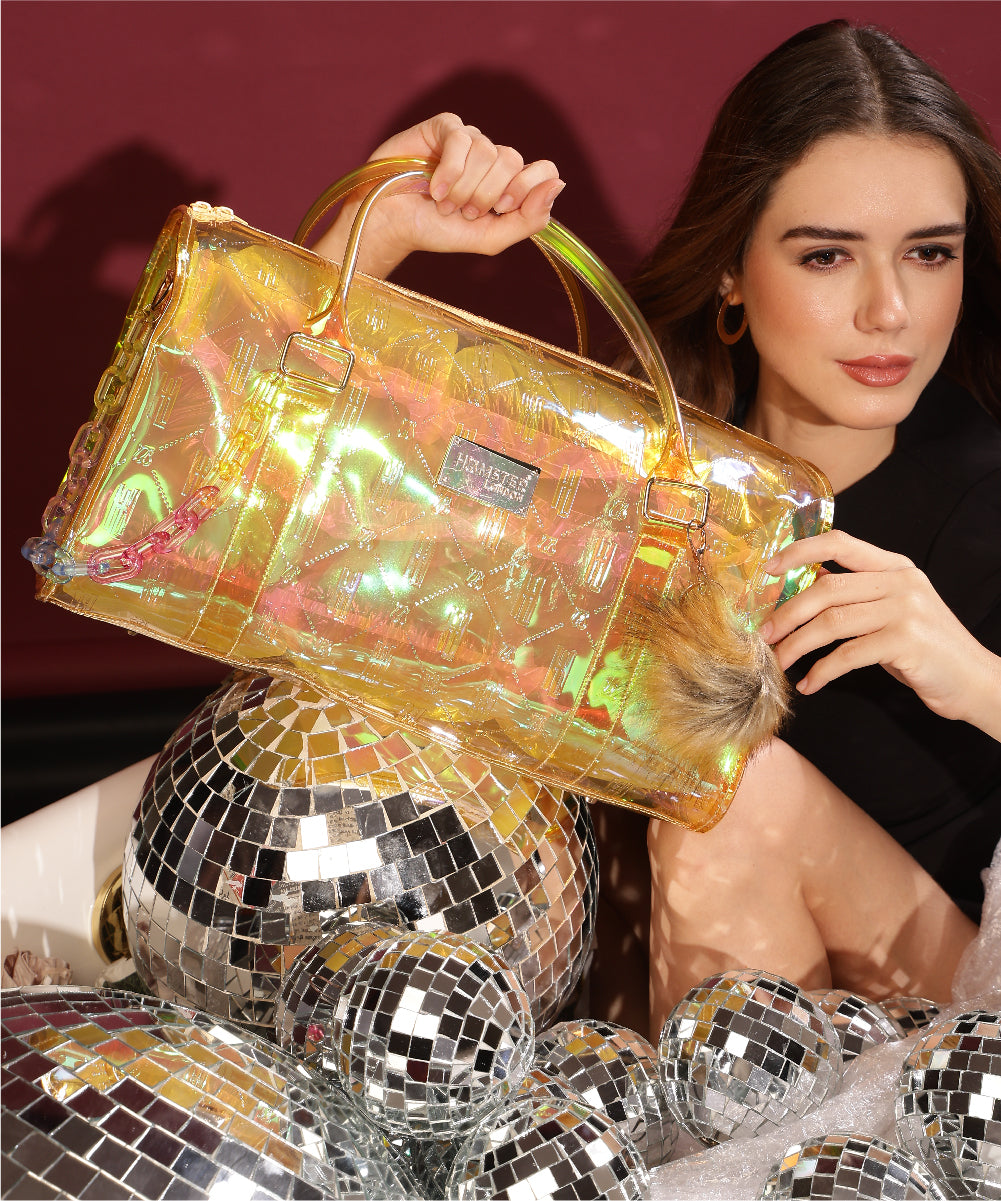 Hamster London Raver Duffle Bag Gold Large