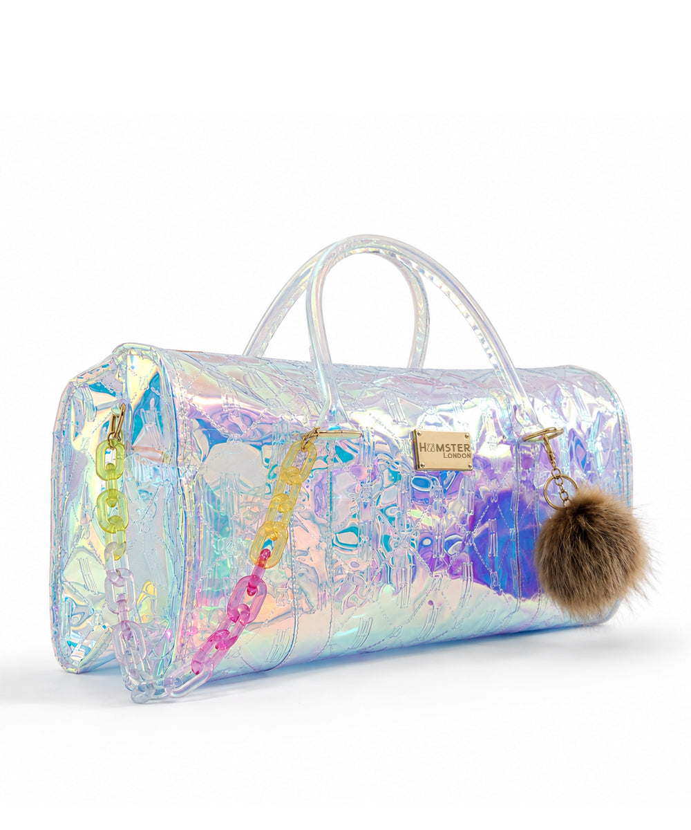 Hamster London Raver Duffle Bag White Large
