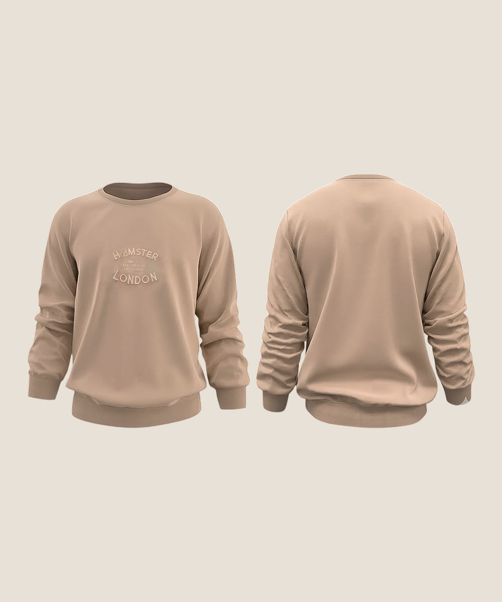 Hamster London Great British Excellence Sweatshirt & Lowers Set Beige