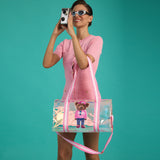 Hamster London Ted H Triangle Duffle Pink