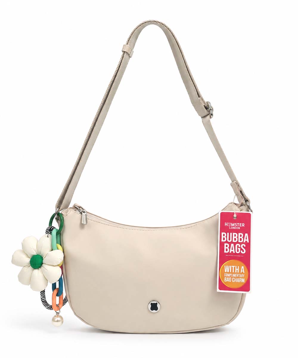 Hamster London Bubba Shoulder Bag Beige