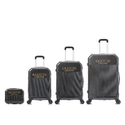 Hamster London High Candy Luggage Set of 28in, 24in, 20in & 14 inch Black