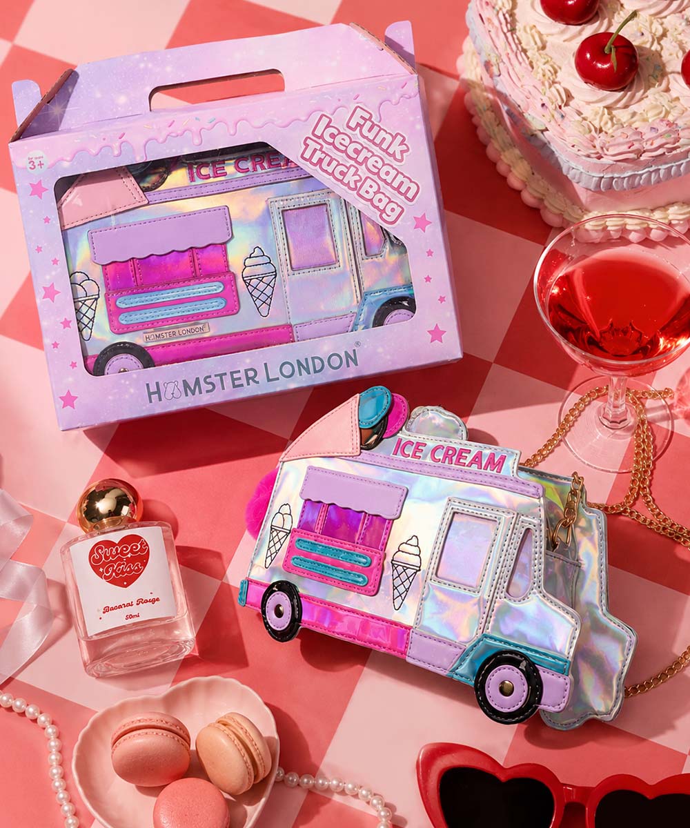 Hamster London Funk Icecream Truck Sling Bag With Gift Box