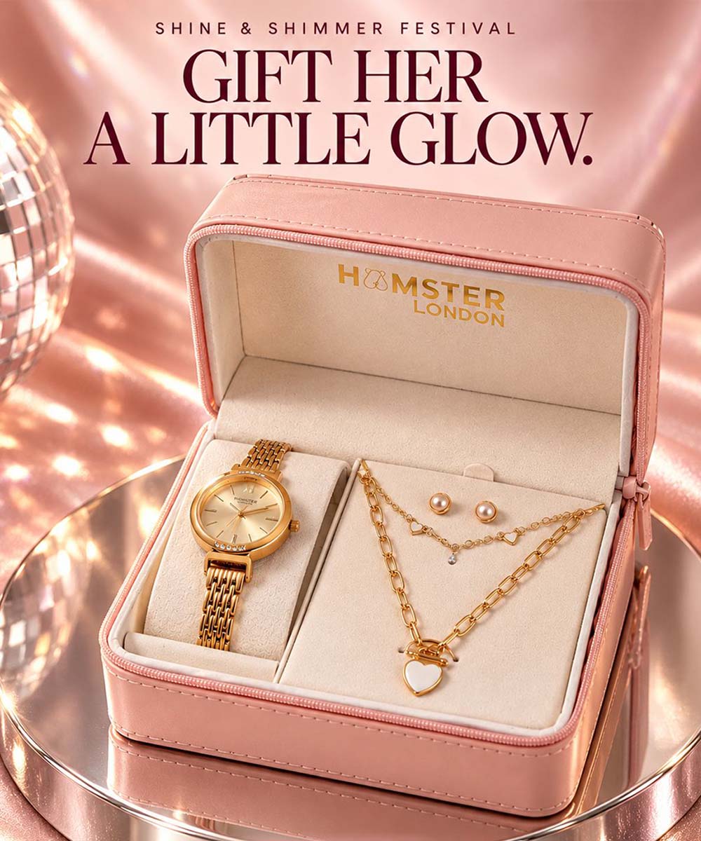 Hamster London Venus Women Gold Watch