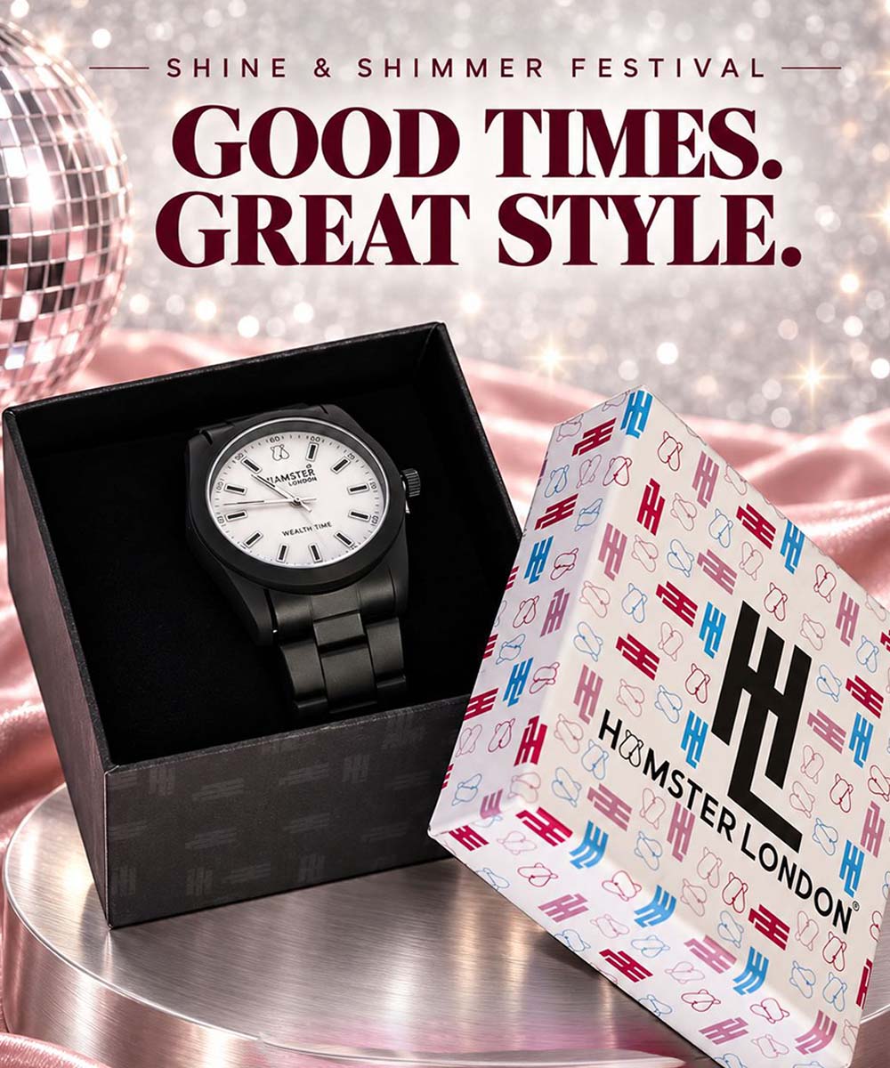 Hamster London High Candy Watch Black