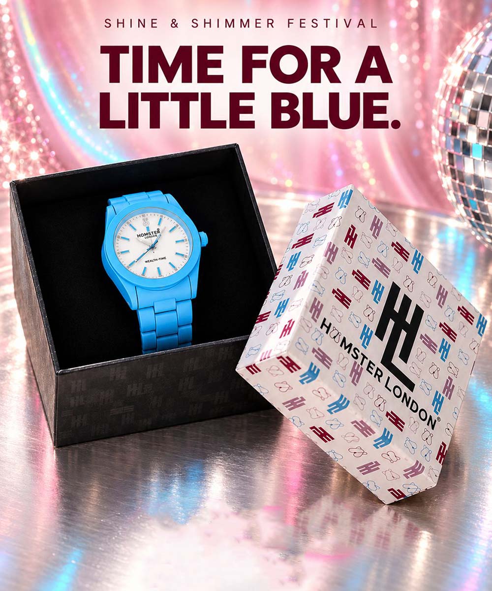 Hamster London High Candy Watch Blue